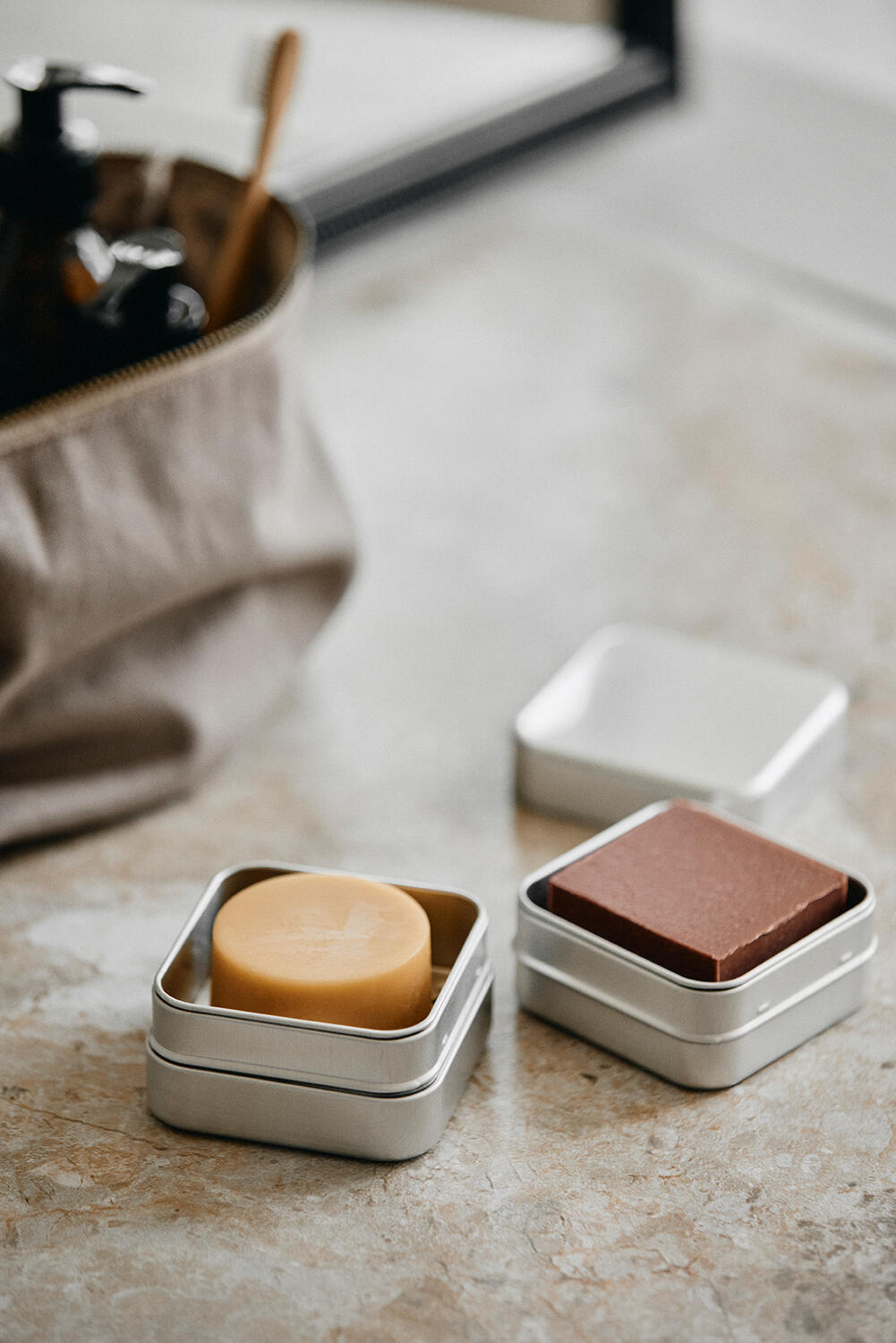 Sæbebeholder med rist - L8 cm